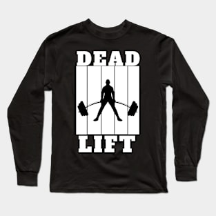 Heavy Sumo Deadlift With A Bending Barbell Long Sleeve T-Shirt